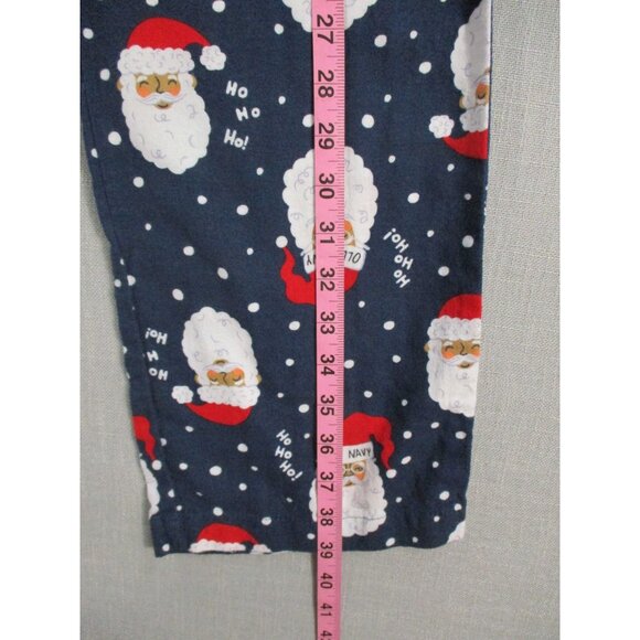 Old Navy Christmas Santa Ho Ho Ho Fleece Lounge Pants Sleepwear S - Picture 7 of 9